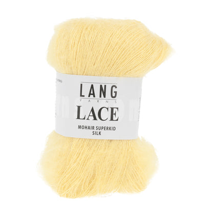 Mohair Lace de Lang Yarns, coloris 013 Jaune