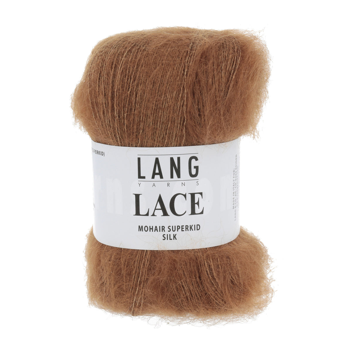 Mohair Lace de Lang Yarns, coloris 015 Caramel