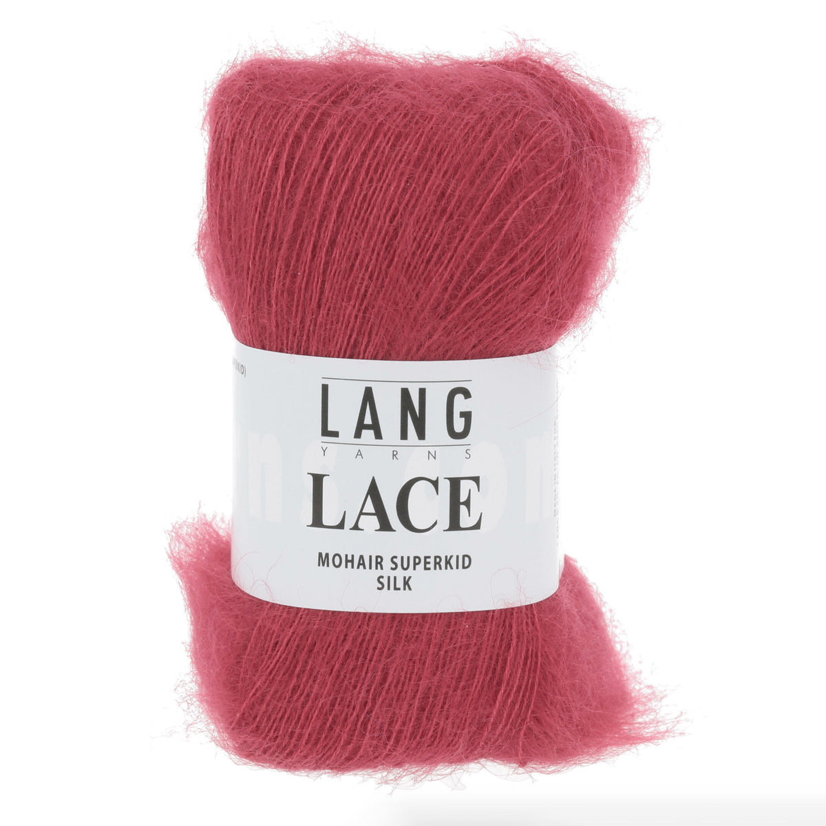Mohair Lace de Lang Yarns, coloris 060 Cerise