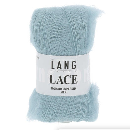 Mohair Lace de Lang Yarns, coloris 072 Ciel