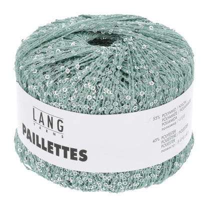Pelote de Paillettes de Lang Yarns coloris 072 Menthe