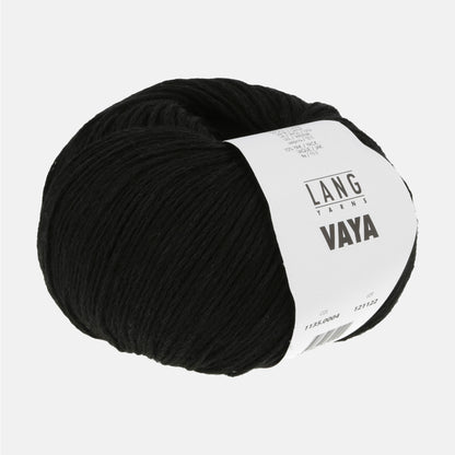 Pelote de Vaya de Lang Yarns coloris 004 Noir