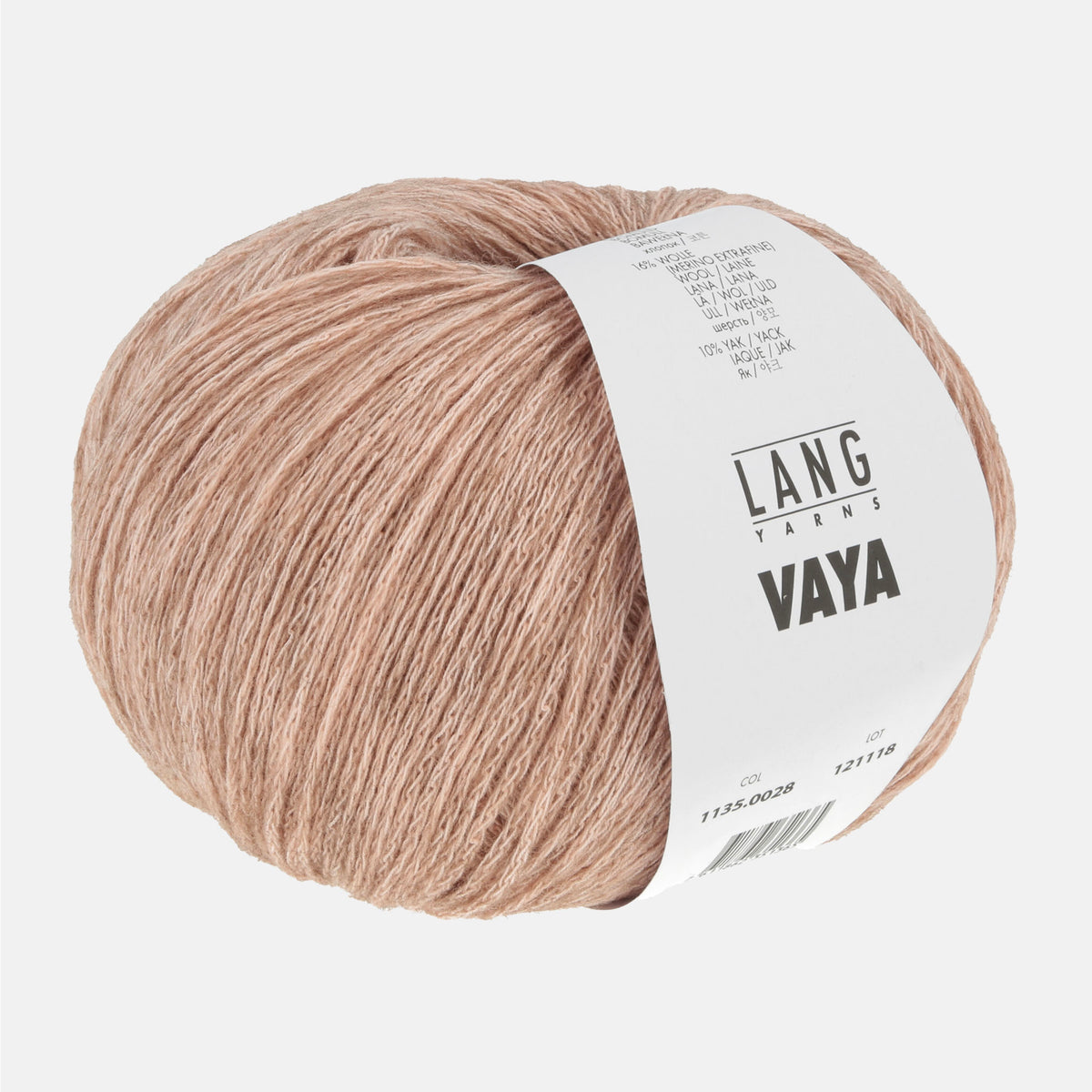 Pelote de Vaya de Lang Yarns coloris 028 Pêche
