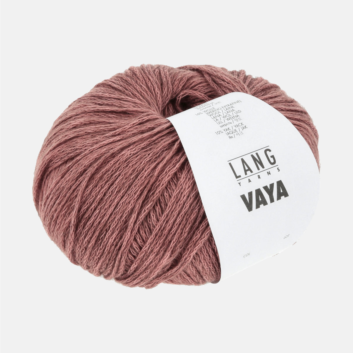 Pelote de Vaya de Lang Yarns coloris 087 Rouille
