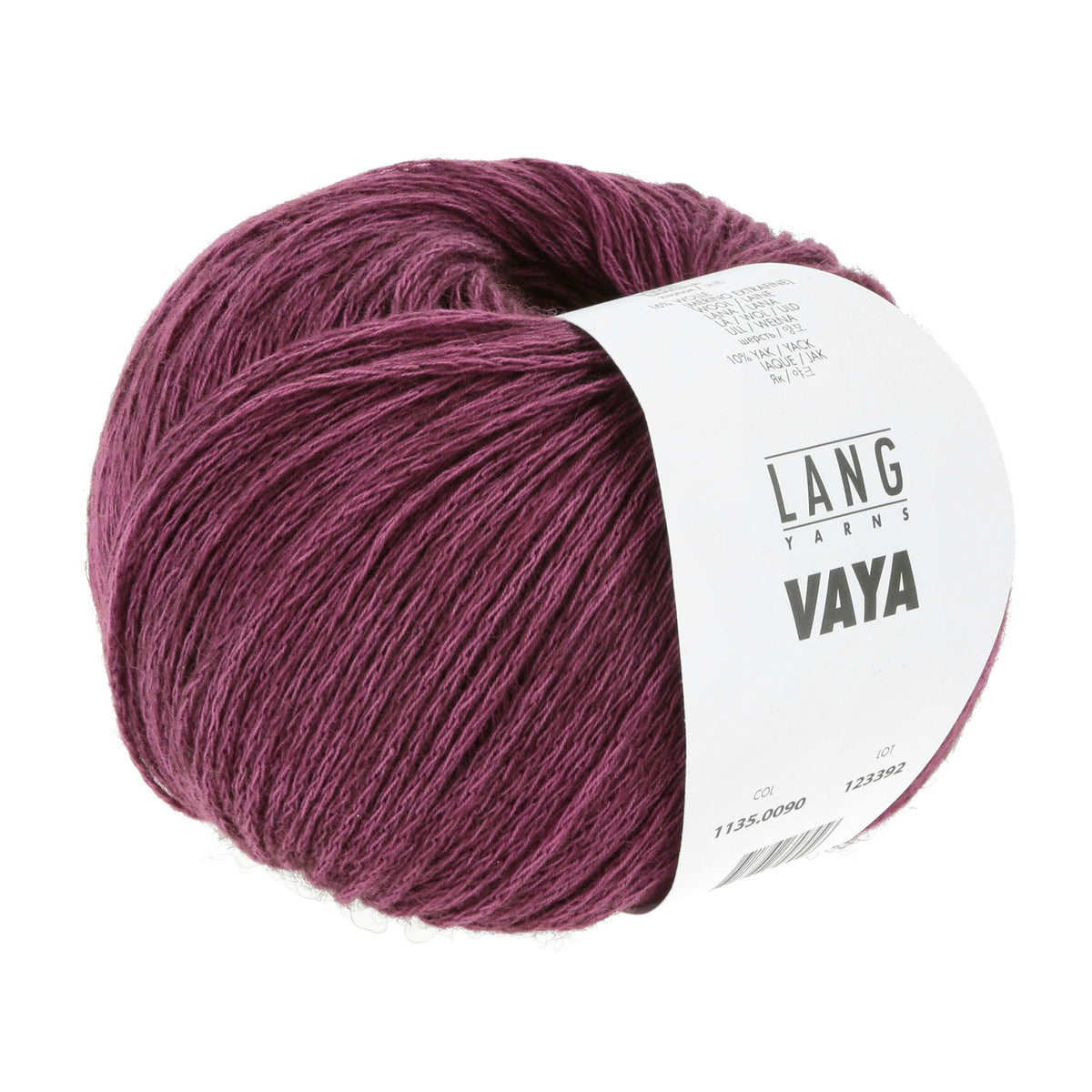 Pelote de Vaya de Lang Yarns coloris 090 Figue