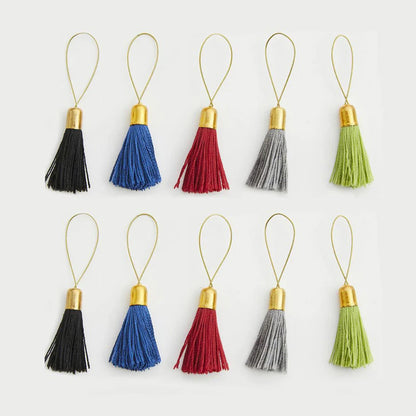 Set de 10 anneaux marqueurs Pompons Lantern Moon