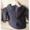 Modèle de burnou pour bébé au tricot gratuit en taille 2 ans de Julie Partie pour Lili Comme Tout
