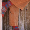 Patron de chaussettes au tricot Cap Caval d'Emma Ducher paru dans le livre Woolship 2 de Lili Comme Tout