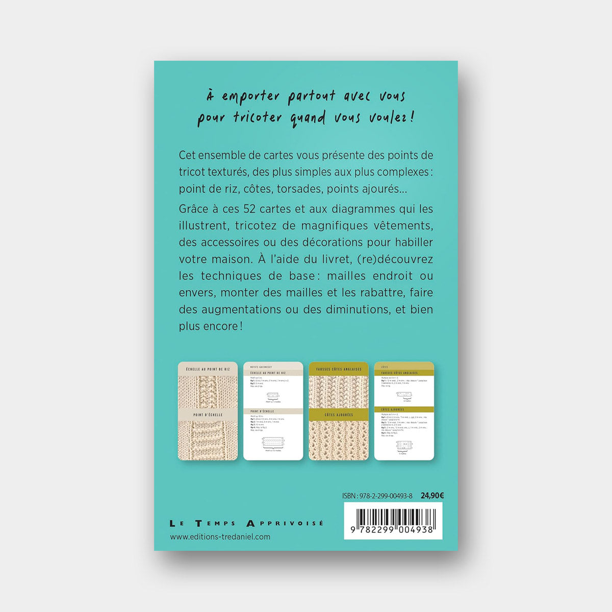 Points de Tricot, 52 Cartes pour Apprendre les Textures - Claire Crompton