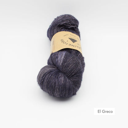 Echeveau de Tosh Merino Light (TML) de MadelineTosh coloris El Greco