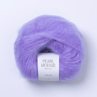 Pelote de Pearl Mohair de Majo Garn, coloris 400 Anemone