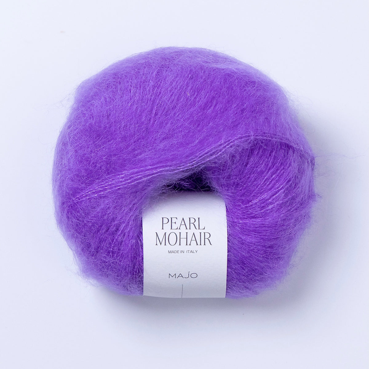 Pelote de Pearl Mohair de Majo Garn, coloris 401 Lavender