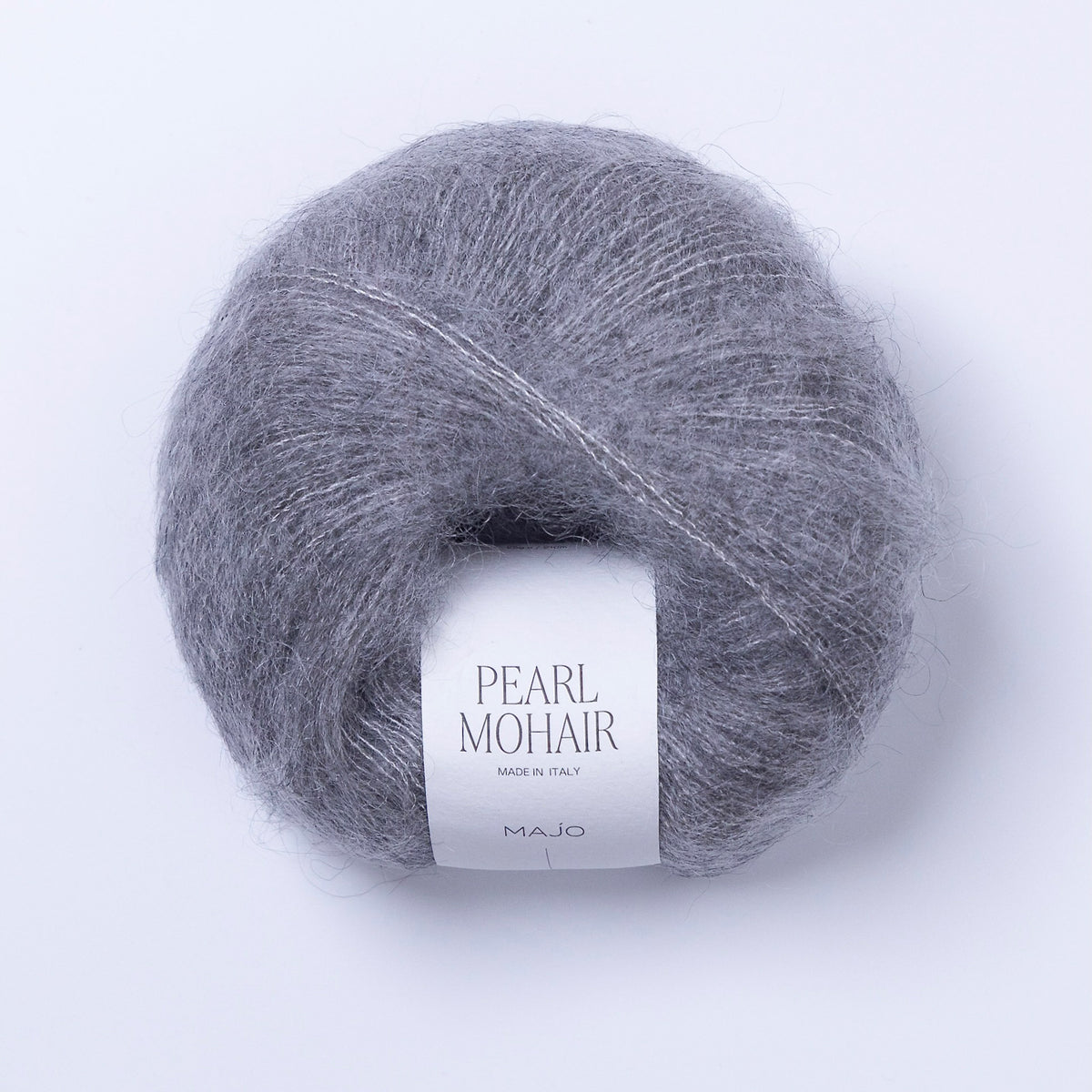 Pelote de Pearl Mohair de Majo Garn, coloris 601 Slate