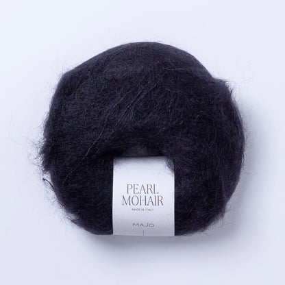 Pelote de Pearl Mohair de Majo Garn, coloris 603 Black