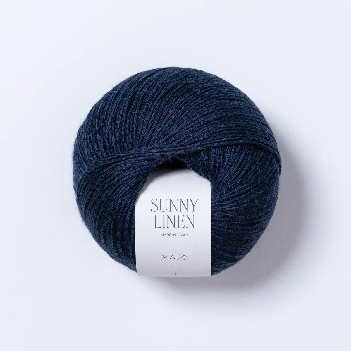 Pelote de Sunny Linen de Majo Garn coloris 521 Navy