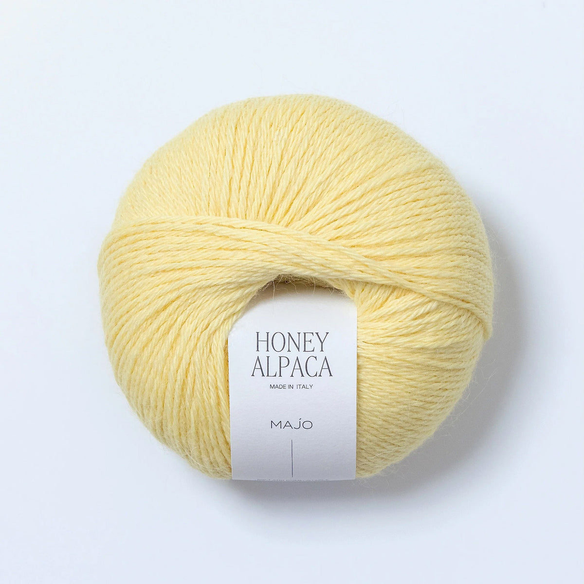 Pelote de Honey Alpaca de Majo Garn coloris 308 Banana