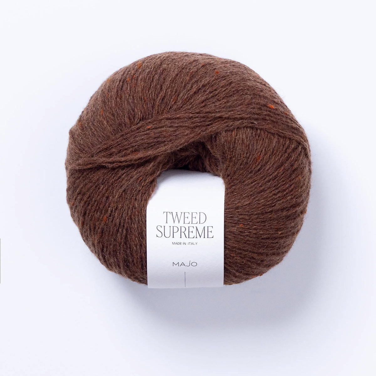 Pelote de Tweed Supreme de Majo Garn coloris 115 Chestnut