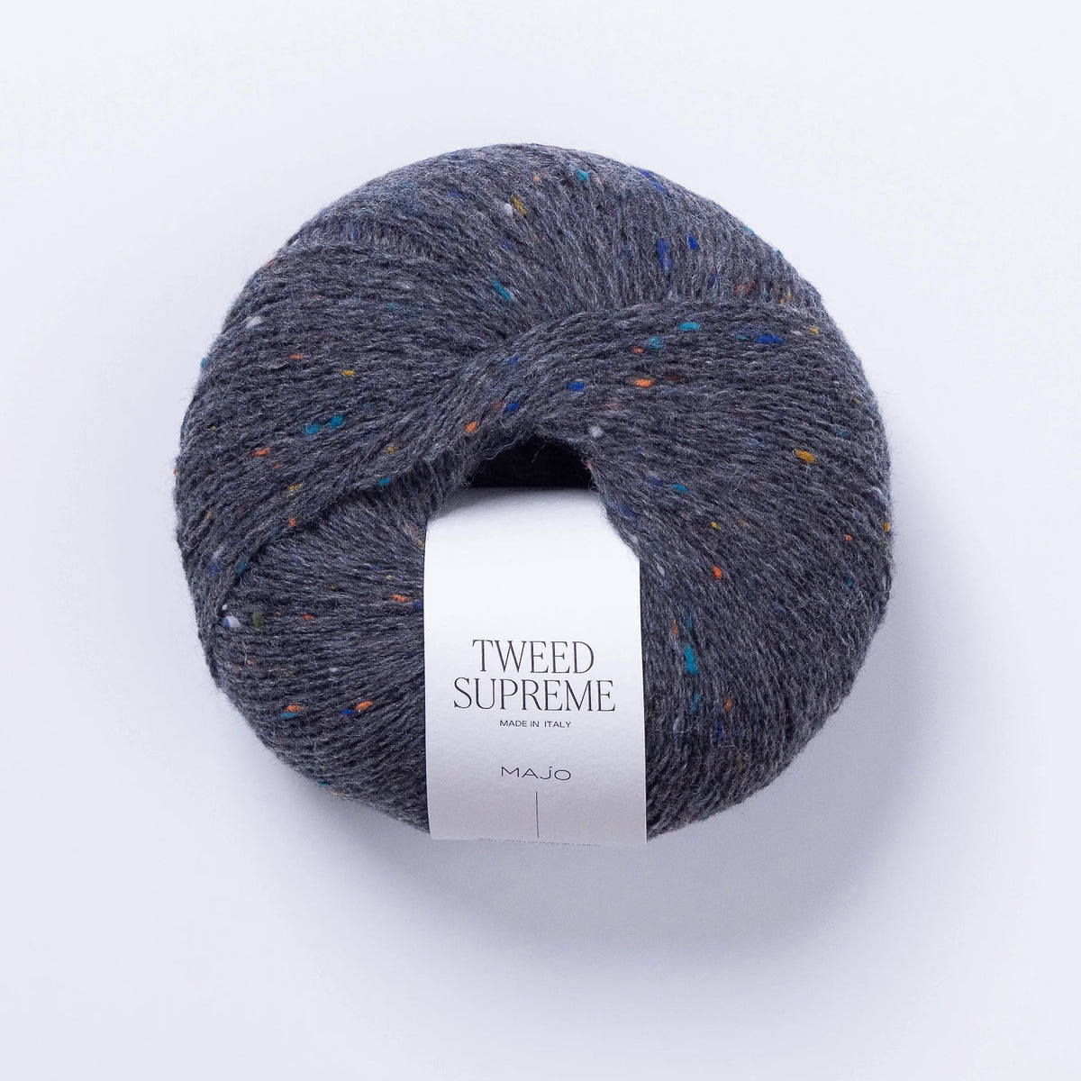 Pelote de Tweed Supreme de Majo Garn coloris 602 Charcoal