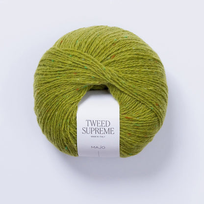 Pelote de Tweed Supreme de Majo Garn coloris 701 Pistachio