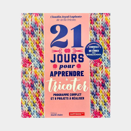 21 Jours pour Apprendre à Tricoter