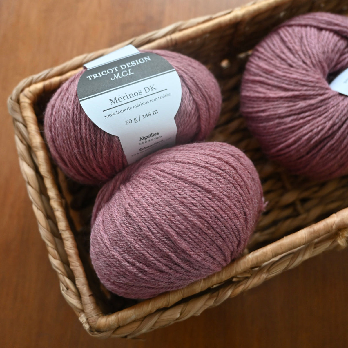 Pelote de Merinos DK de MCL (Marie-Christine Levesque) coloris Ballerine