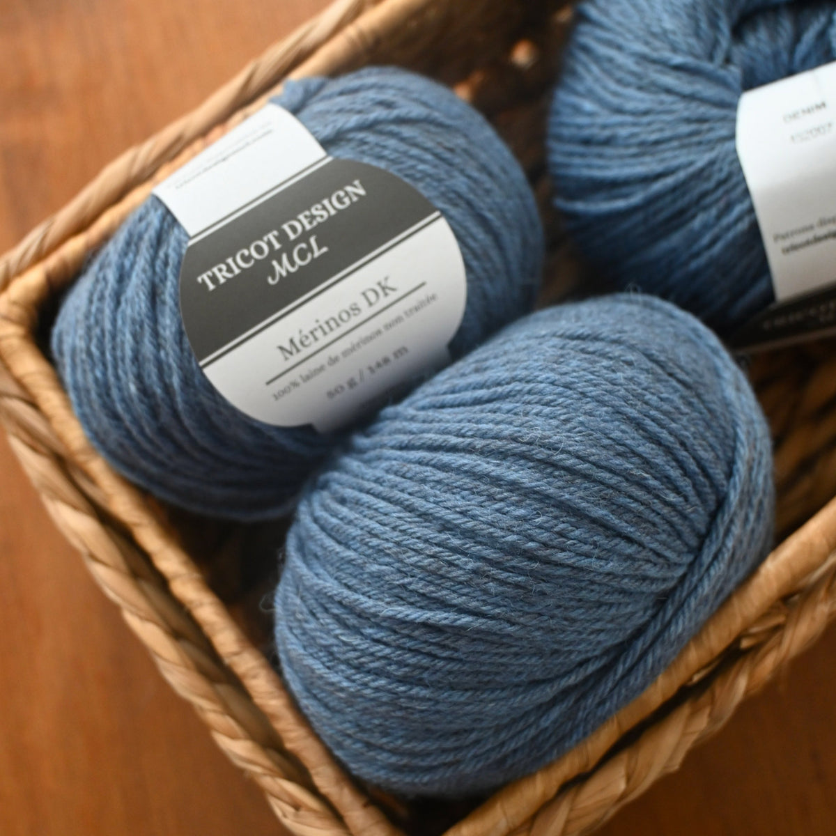 Pelote de Merinos DK de MCL (Marie-Christine Levesque) coloris Denim