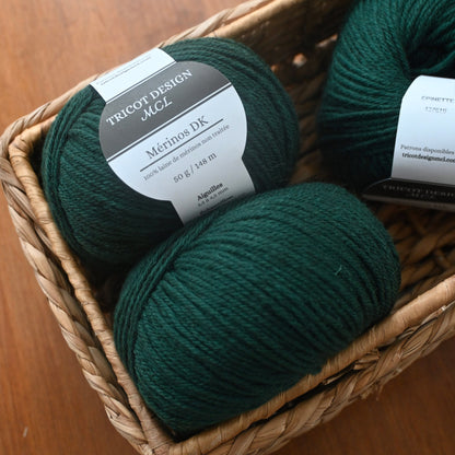 Pelote de Merinos DK de MCL (Marie-Christine Levesque) coloris Epinette