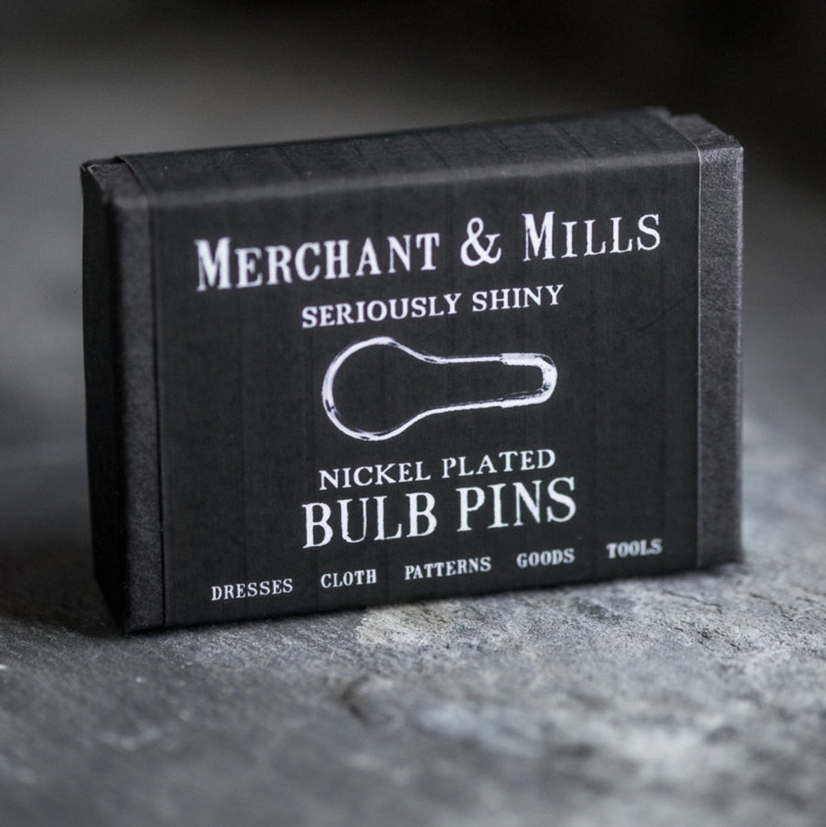 Boîte de marqueurs de mailles amovibles Merchant & Mills coloris Nickel