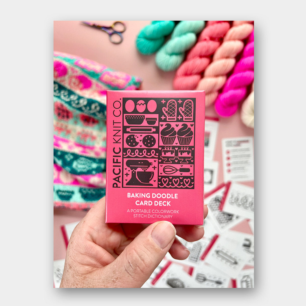 Doodle Card Deck de Pacific Knits Co, modèle Baking (expansion pack)