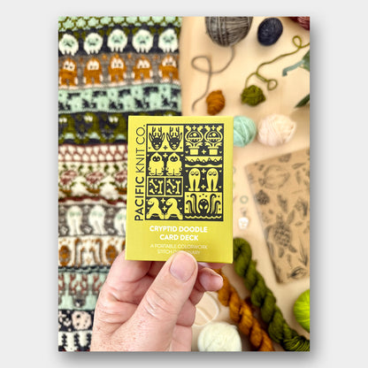 Doodle Card Deck de Pacific Knits Co, modèle Cryptid (expansion pack)