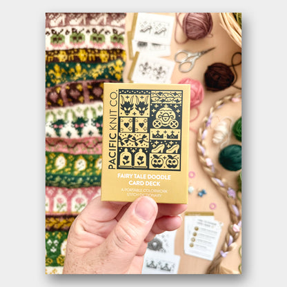 Doodle Card Deck de Pacific Knits Co, modèle Fairy Tale (expansion pack)