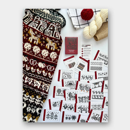 Doodle Card Deck de Pacific Knits Co, modèle Farm (expansion pack)