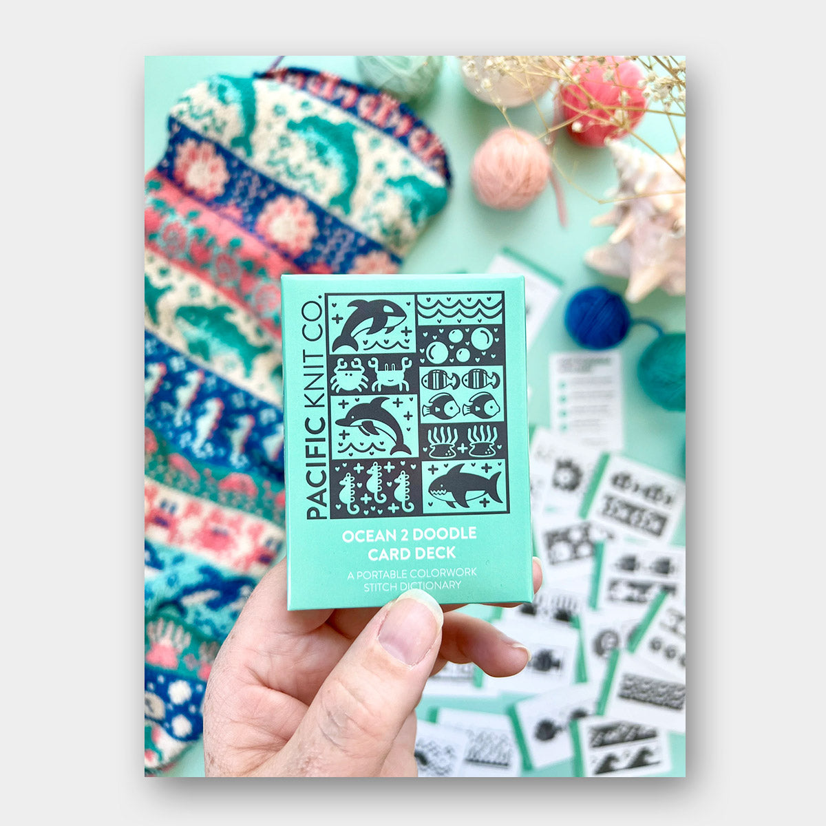 Doodle Card Deck de Pacific Knits Co, modèle Ocean (expansion pack)
