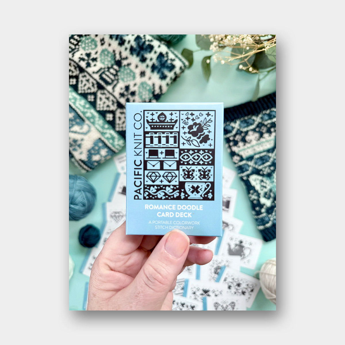 Doodle Card Deck de Pacific Knits Co, modèle Romance (expansion pack)