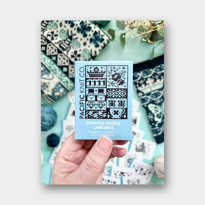 Doodle Card Deck de Pacific Knits Co, modèle Romance (expansion pack)