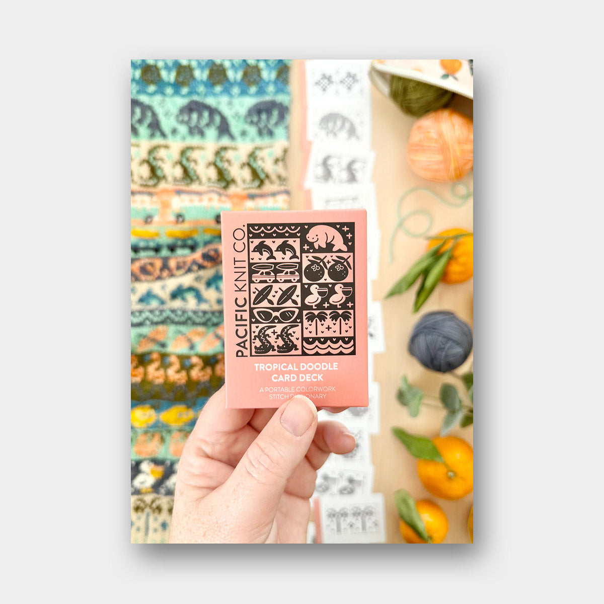 Doodle Card Deck de Pacific Knits Co, modèle Tropical (expansion pack)