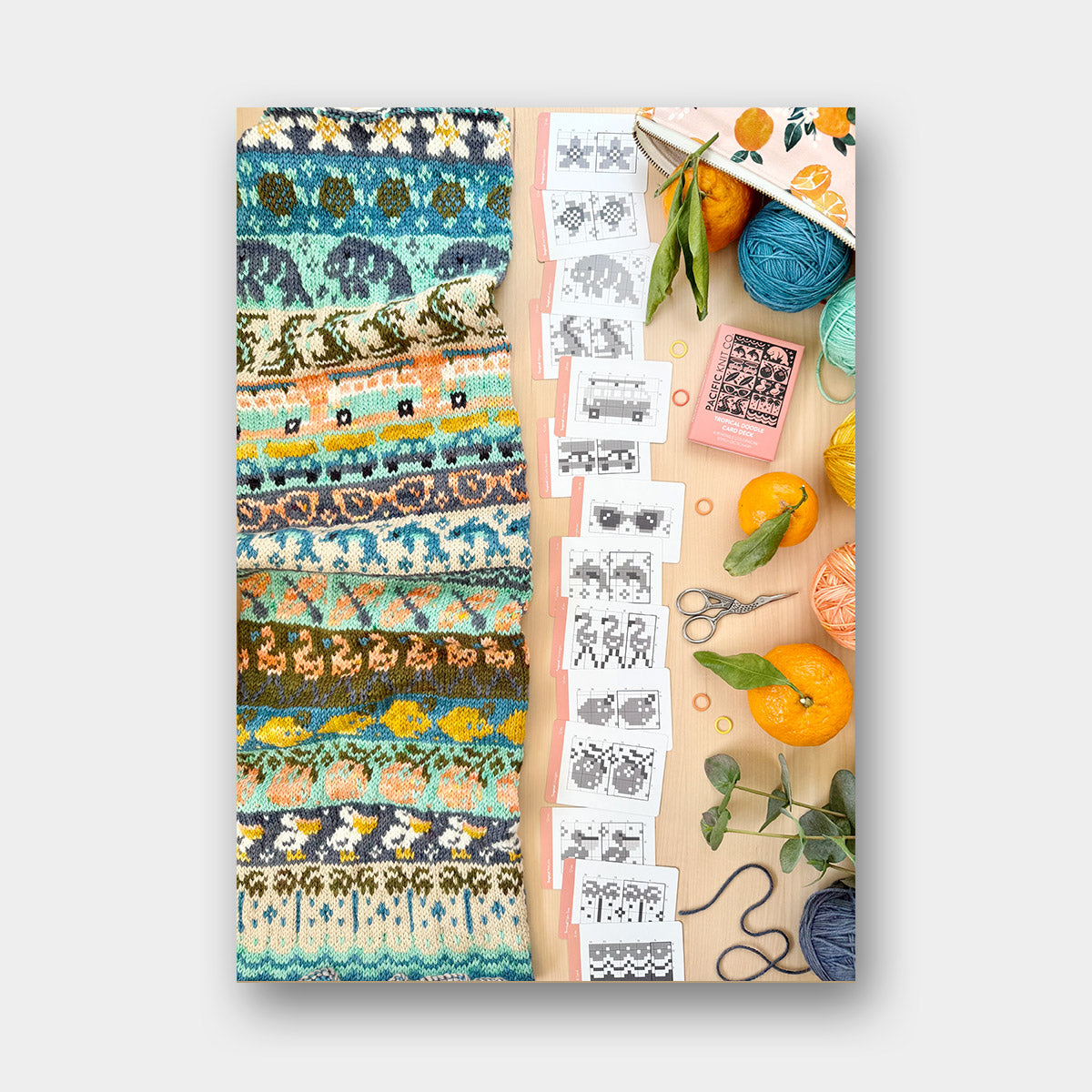 Doodle Card Deck de Pacific Knits Co, modèle Tropical (expansion pack)