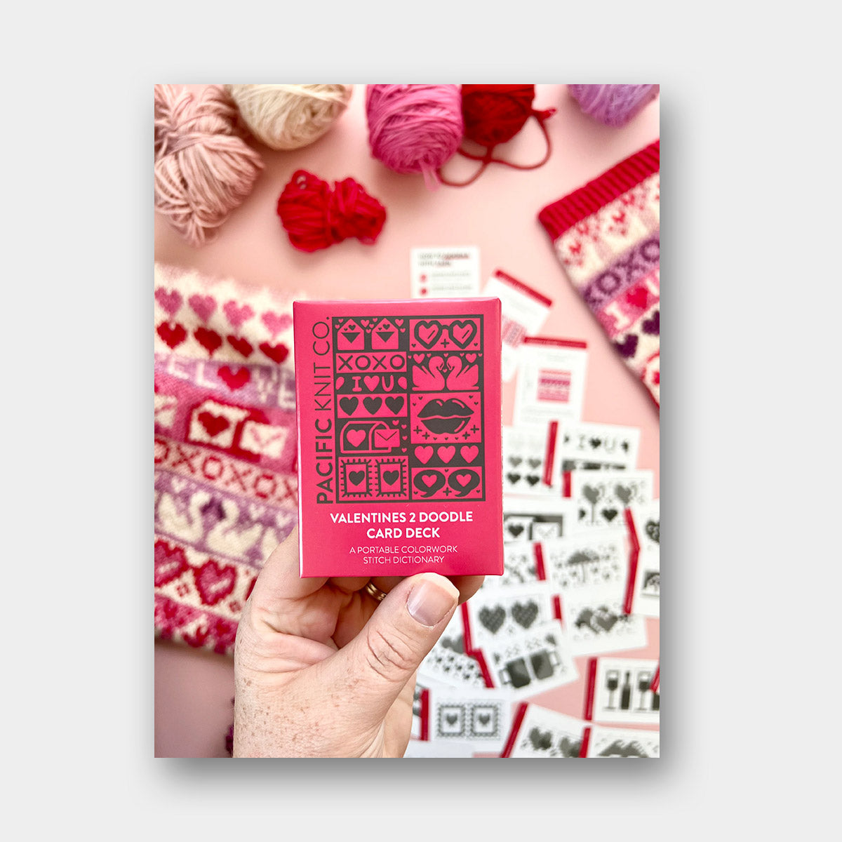 Doodle Card Deck de Pacific Knits Co, modèle Valentines 2 (expansion pack)
