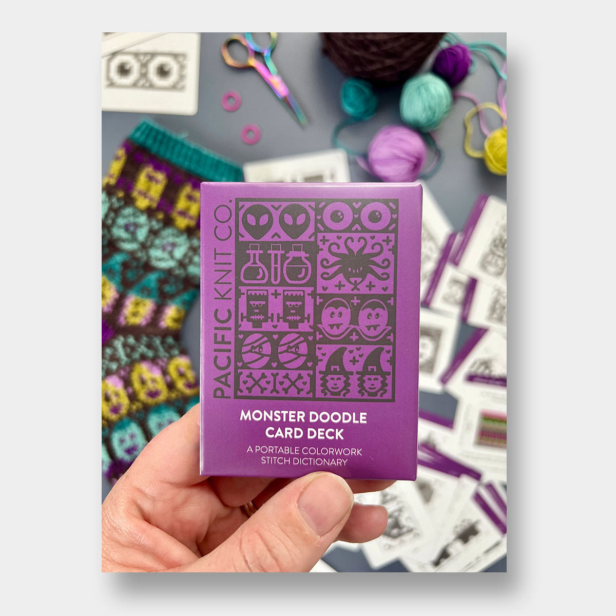Doodle Card Deck de Pacific Knits Co, modèle Monster (expansion pack)