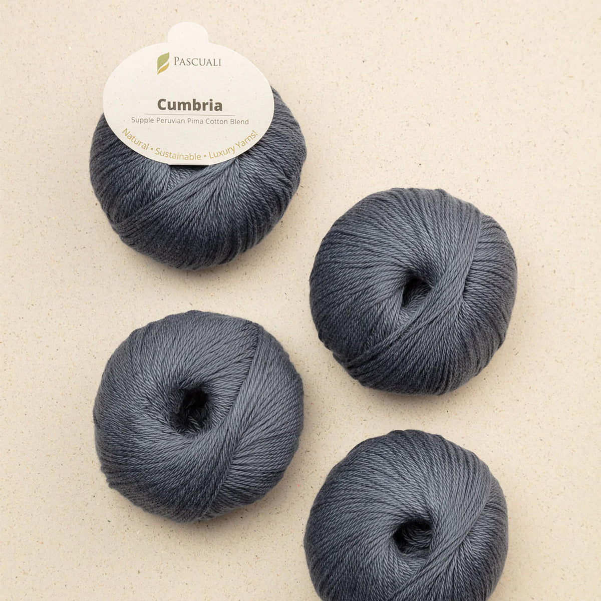 Pelote de Cumbria de Pascuali, coloris 341 Plomb