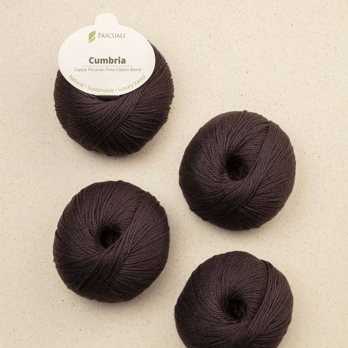 Pelote de Cumbria de Pascuali, coloris 347 Espresso