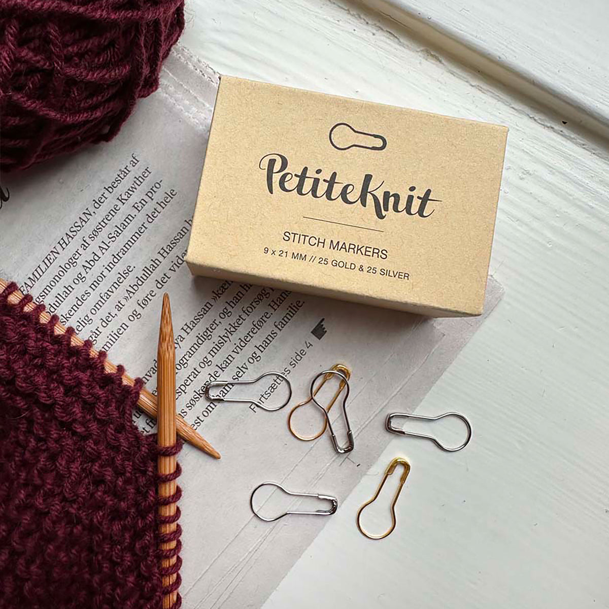 Marqueurs Count Your Stitches de PetiteKnit, modèle Amovibles (ampoules)