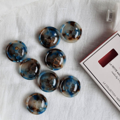 Boutons Pigeon Wishes, modèle Un Café à Paris, diamètre 23mm