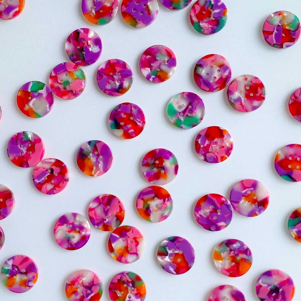 Boutons Pigeon Wishes, modèle Bloom, diamètre 20mm