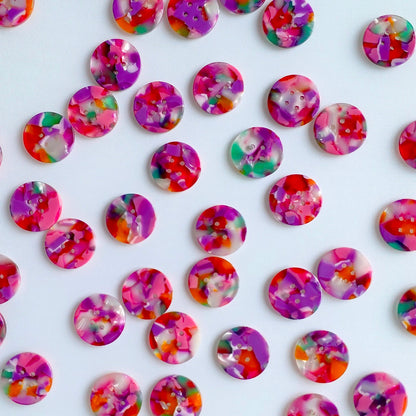 Boutons Pigeon Wishes, modèle Bloom, diamètre 20mm