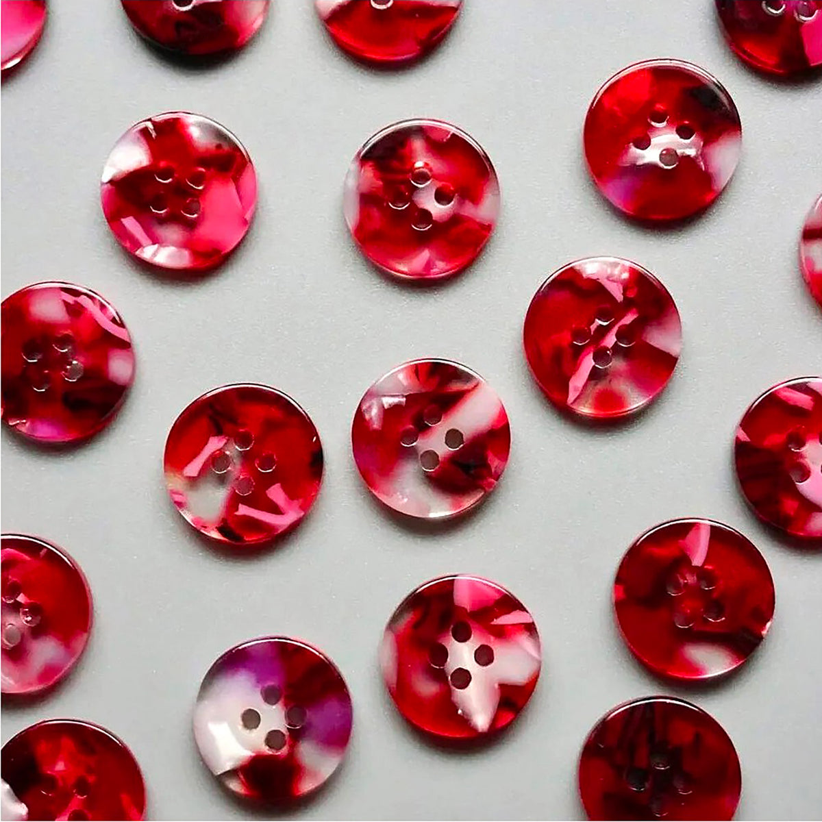 Boutons Pigeon Wishes, modèle Cherry Bomb, diamètre 15mm