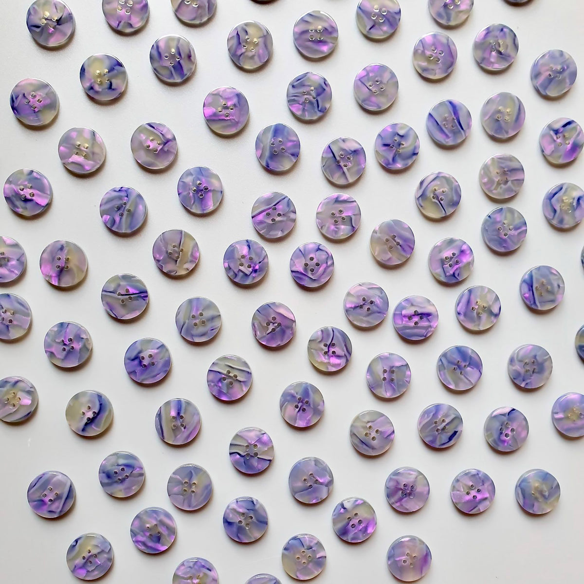 Boutons Pigeon Wishes, modèle Quartz, diamètre 15mm