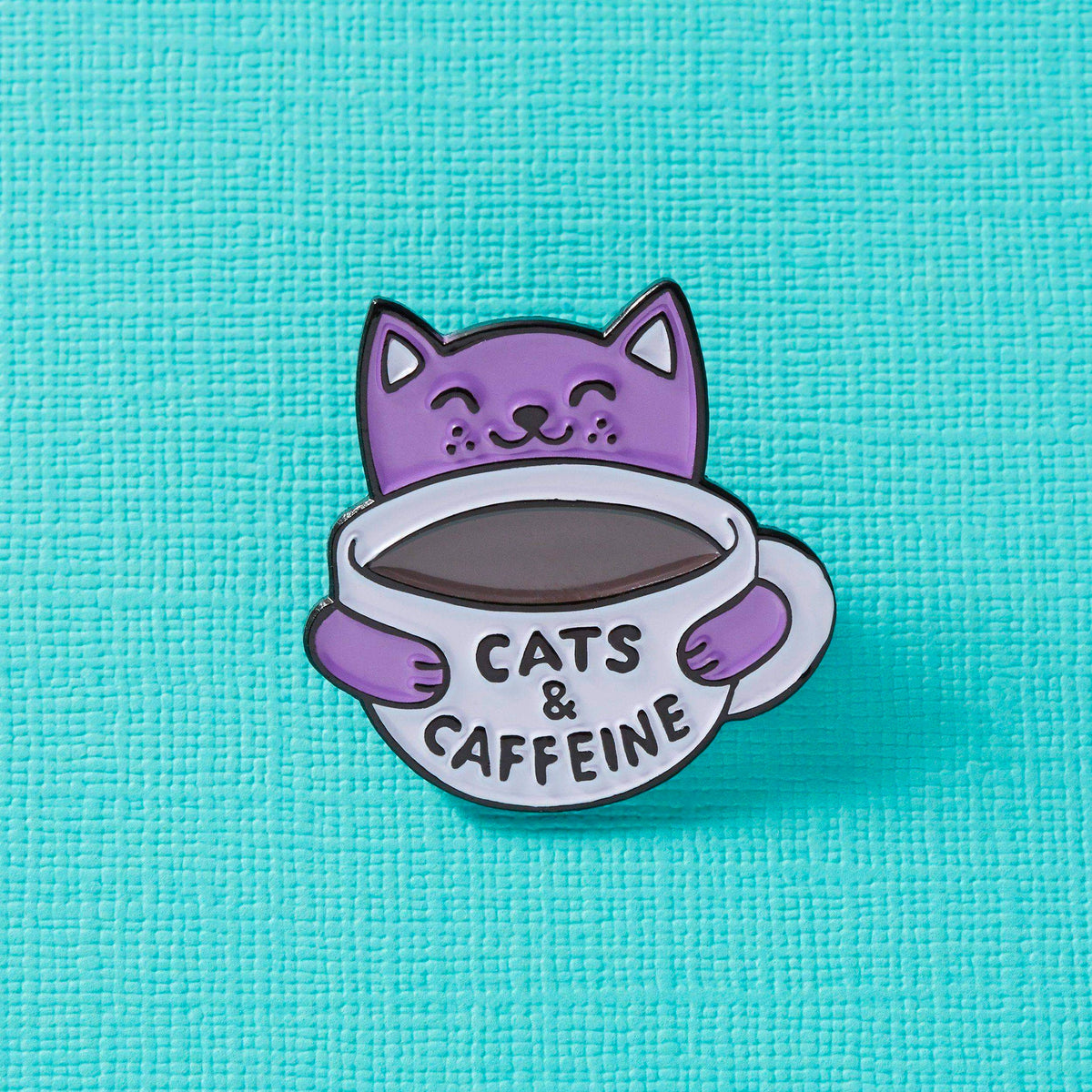Pin's de Punky Pins modèle Cats and Caffeine