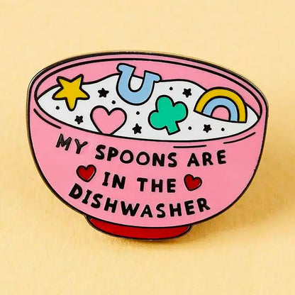 Pin's de Punky Pins modèle Spoons in the Dishwasher