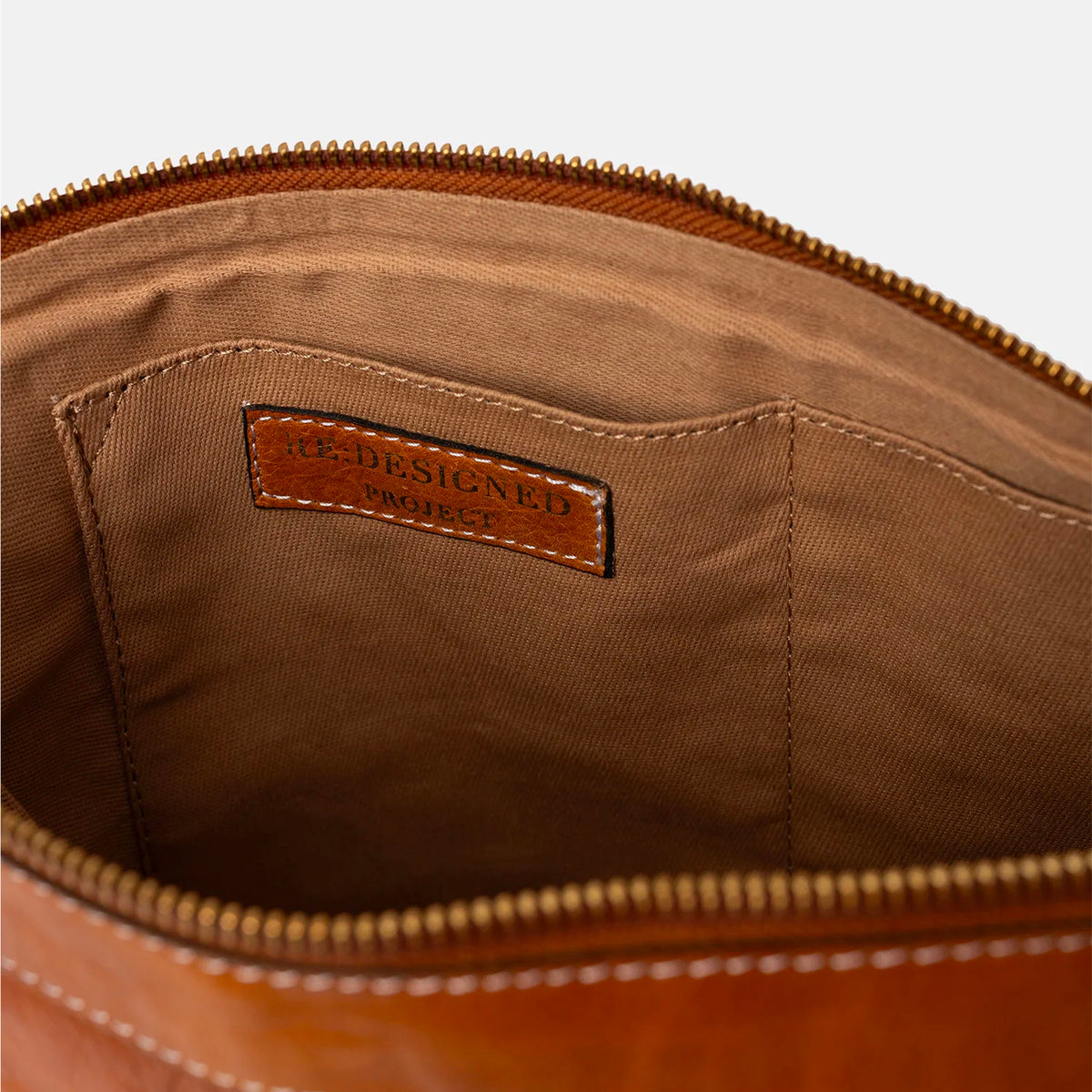 Pochette à projet Re:Designed modèle P003 coloris Burned Tan
